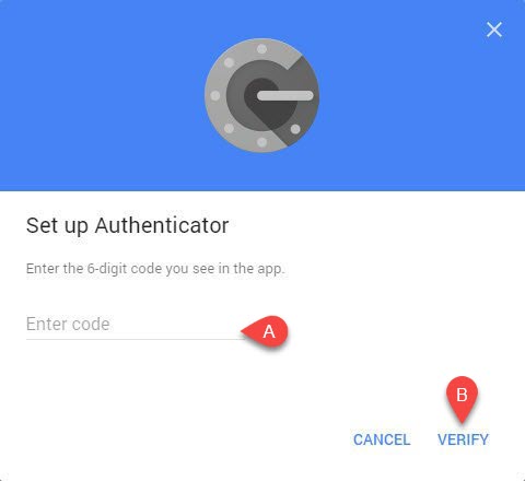 آموزش فعال سازی google authenticator