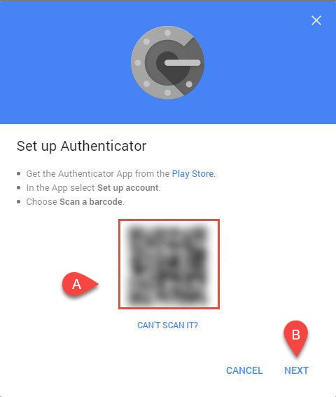 آموزش فعال سازی google authenticator